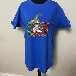 Blue Joy Gnome adult T-Shirt